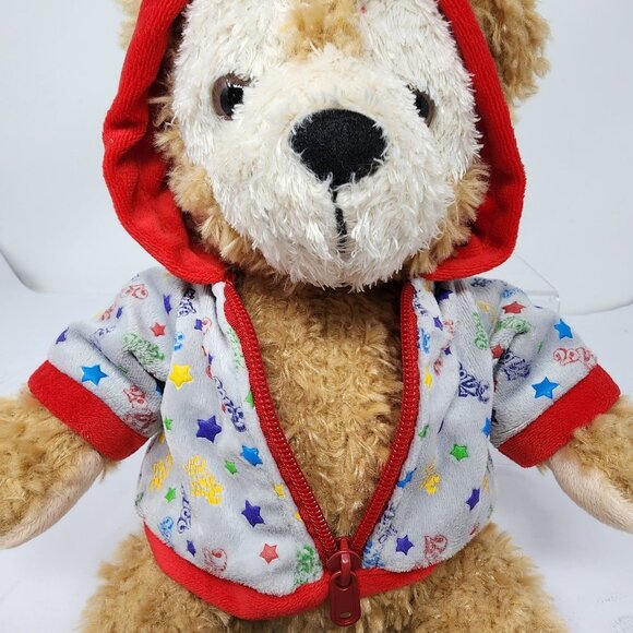 Disney Parks Duffy Bear 12" Mickey feet 2012 Hoodie Plush Stuffed Animal - Picture 6 of 10
